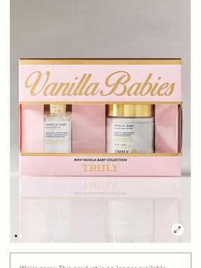 TRULY Vanilla Babies Mini Bath & Body Set - Pink & Gold